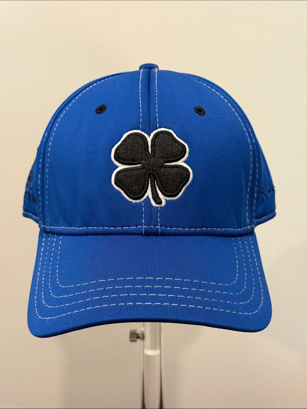 Black Clover "Live Lucky" Fitted Royal Blue Golf Hat Sz L/XL